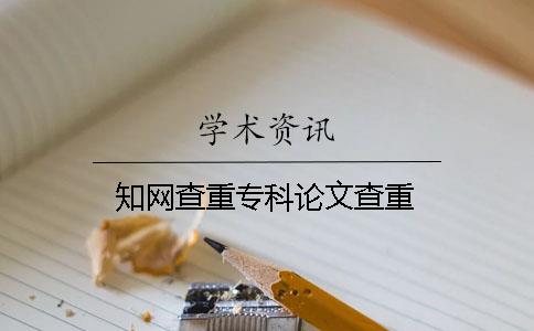 學術查重專科論文查重
