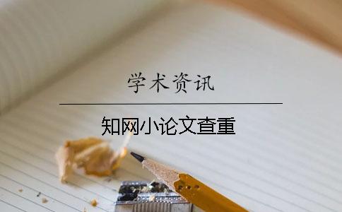 學術小論文查重
